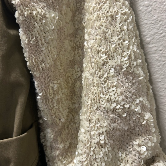 HEI HEI Sequin Sleeve Cargo Jacket - Picture 4 of 4